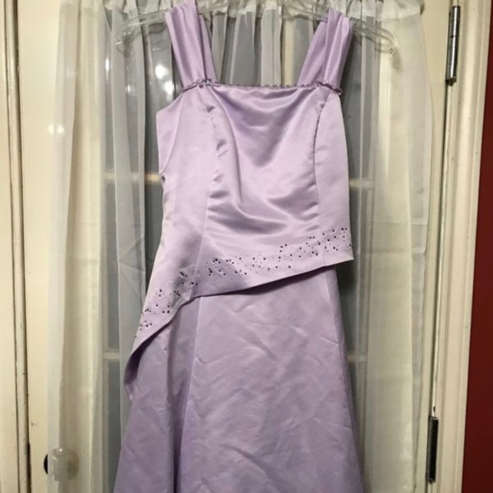 Long flower girl dress